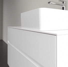 Тумба под раковину Villeroy & Boch Collaro 100х50 см МДФ глянцевый белый C04000DH