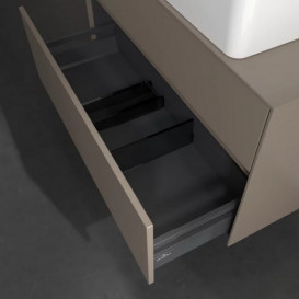 Тумба под раковину Villeroy & Boch Collaro 100х50 см ДСП трюфель серый C04000VG