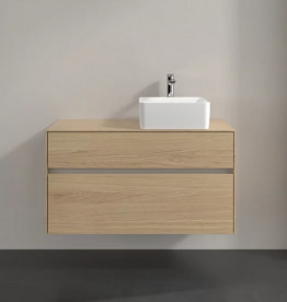 Тумба під раковину Villeroy & Boch Collaro 100х50 см ДСП північний дуб C04000VJ