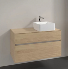 Тумба під раковину Villeroy & Boch Collaro 100х50 см ДСП північний дуб C04000VJ
