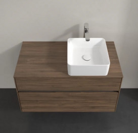 Тумба под раковину Villeroy & Boch Collaro 100х50 см ДСП дуб аризона C04000VH