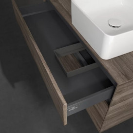 Тумба під раковину Villeroy & Boch Collaro 100х50 см ДСП кам'яний дуб C04000RK