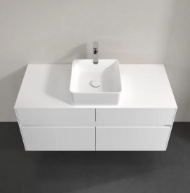 Тумба под раковину Villeroy & Boch Collaro 120х50 см ДСП матовый белый C04100MS