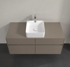 Тумба под раковину Villeroy & Boch Collaro 120х50 см ДСП трюфель серый C04100VG