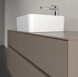 Тумба под раковину Villeroy & Boch Collaro 120х50 см ДСП трюфель серый C04100VG