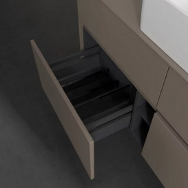 Тумба под раковину Villeroy & Boch Collaro 120х50 см ДСП трюфель серый C04100VG