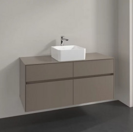 Тумба под раковину Villeroy & Boch Collaro 120х50 см ДСП трюфель серый C04100VG