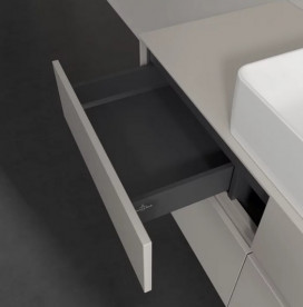 Тумба под раковину Villeroy & Boch Collaro 120х50 см ДСП мягкий серый C04100VK