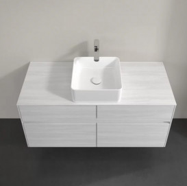 Тумба под раковину Villeroy & Boch Collaro 120х50 см ДСП белое дерево C04100E8