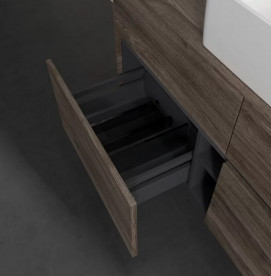 Тумба під раковину Villeroy & Boch Collaro 120х50 см ДСП кам'яний дуб C04100RK