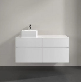 Тумба під раковину Villeroy&Boch Collaro 120х50 см МДФ глянсовий білий C04200DH