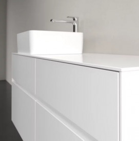 Тумба под раковину Villeroy & Boch Collaro 120х50 см МДФ глянцевый белый C04200DH