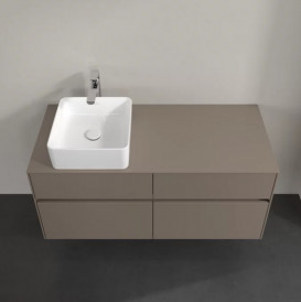 Тумба під раковину Villeroy & Boch Collaro 120х50 см ДСП сірий трюфель C04200VG