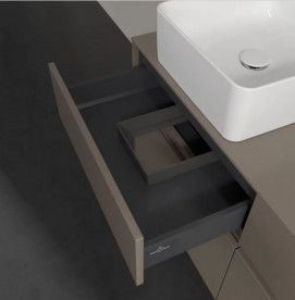 Тумба під раковину Villeroy & Boch Collaro 120х50 см ДСП сірий трюфель C04200VG