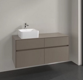 Тумба под раковину Villeroy & Boch Collaro 120х50 см ДСП трюфель серый C04200VG