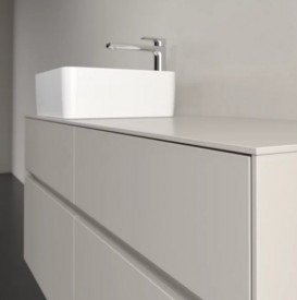 Тумба под раковину Villeroy & Boch Collaro 120х50 см ДСП мягкий серый C04200VK