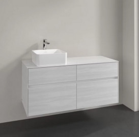 Тумба под раковину Villeroy & Boch Collaro 120х50 см ДСП белое дерево C04200E8