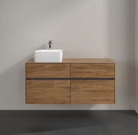 Тумба під раковину Villeroy & Boch Collaro 120х50 см ДСП дуб канзас C04200RH