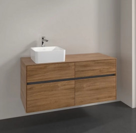 Тумба під раковину Villeroy & Boch Collaro 120х50 см ДСП дуб канзас C04200RH