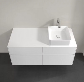 Тумба під раковину Villeroy&Boch Collaro 120х50 см МДФ глянсовий білий C04300DH