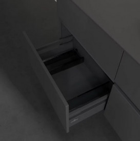 Тумба під раковину Villeroy&Boch Collaro 120х50 см МДФ глянсовий сірий C04300FP