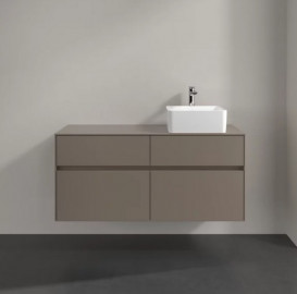 Тумба под раковину Villeroy & Boch Collaro 120х50 см ДСП трюфель серый C04300VG