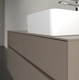 Тумба под раковину Villeroy & Boch Collaro 120х50 см ДСП трюфель серый C04300VG