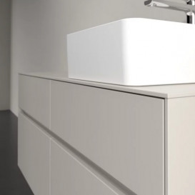 Тумба під раковину Villeroy&Boch Collaro 120х50 см ДСП м'який сірий C04300VK