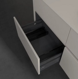 Тумба під раковину Villeroy&Boch Collaro 120х50 см ДСП м'який сірий C04300VK