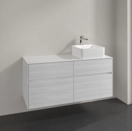 Тумба под раковину Villeroy & Boch Collaro 120х50 см ДСП белое дерево C04300E8