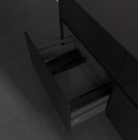 Тумба под раковину Villeroy & Boch Collaro 120х50 см МДФ черный матовый лак C04300PD