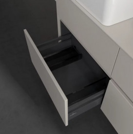 Тумба під раковину Villeroy&Boch Collaro 120х50 см ДСП м'який сірий C04400VK
