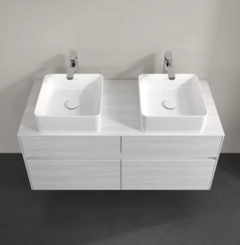 Тумба под раковину Villeroy & Boch Collaro 120х50 см ДСП белое дерево C04400E8