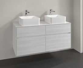 Тумба под раковину Villeroy & Boch Collaro 120х50 см ДСП белое дерево C04400E8