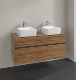 Тумба під раковину Villeroy & Boch Collaro 120х50 см МДФ дуб канзас C04400RH