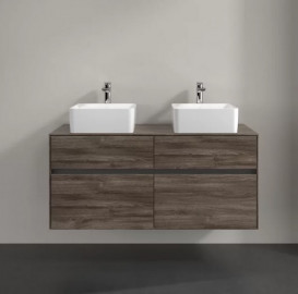 Тумба під раковину Villeroy & Boch Collaro 120х50 см ДСП кам'яний дуб C04400RK