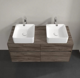 Тумба під раковину Villeroy & Boch Collaro 120х50 см ДСП кам'яний дуб C04400RK