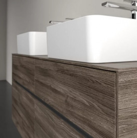 Тумба під раковину Villeroy & Boch Collaro 120х50 см ДСП кам'яний дуб C04400RK