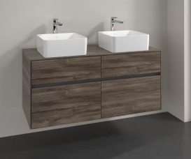 Тумба під раковину Villeroy & Boch Collaro 120х50 см ДСП кам'яний дуб C04400RK