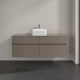 Тумба под раковину Villeroy & Boch Collaro 140х50 см ДСП трюфель серый C04500VG