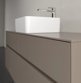 Тумба под раковину Villeroy & Boch Collaro 140х50 см ДСП трюфель серый C04500VG