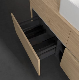 Тумба под раковину Villeroy & Boch Collaro 140х50 см ДСП северный дуб C04500VJ