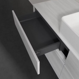 Тумба під раковину Villeroy&Boch Collaro 140х50 см ДСП біле дерево C04500E8