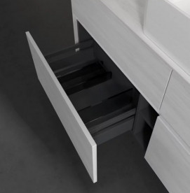 Тумба під раковину Villeroy&Boch Collaro 140х50 см ДСП біле дерево C04500E8