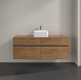 Тумба під раковину Villeroy & Boch Collaro 140х50 см ДСП дуб канзас C04500RH