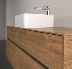 Тумба під раковину Villeroy & Boch Collaro 140х50 см ДСП дуб канзас C04500RH