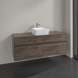 Тумба под раковину Villeroy & Boch Collaro 140х50 см ДСП каменный дуб  C04500RK