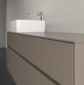 Тумба под раковину Villeroy & Boch Collaro 140х50 см ДСП трюфель серый C04600VG