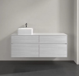 Тумба под раковину Villeroy & Boch Collaro 140х50 см ДСП белое дерево C04600E8