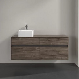 Тумба под раковину Villeroy & Boch Collaro 140х50 см ДСП каменный дуб C04600RK